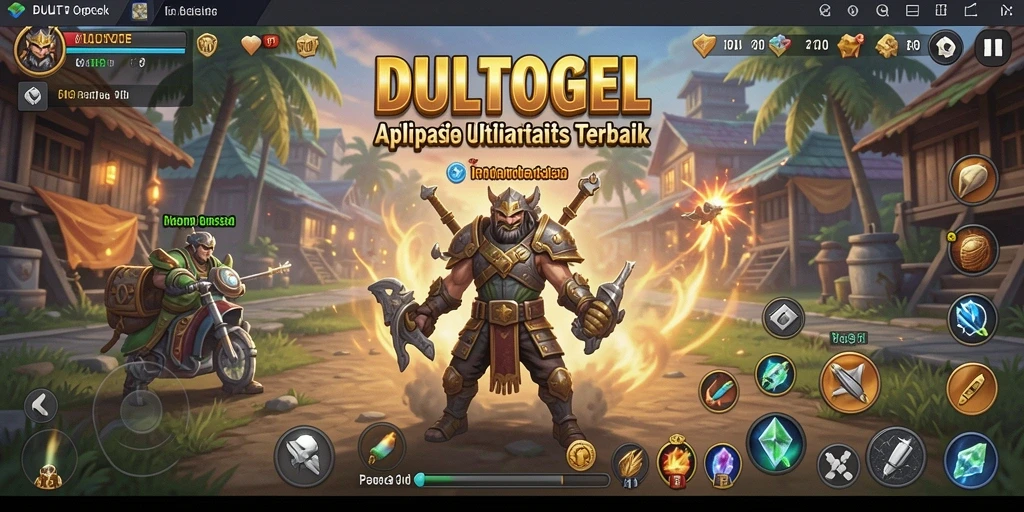Screenshot utama DULTOGEL menampilkan antarmuka pengguna yang sederhana dan fungsional.