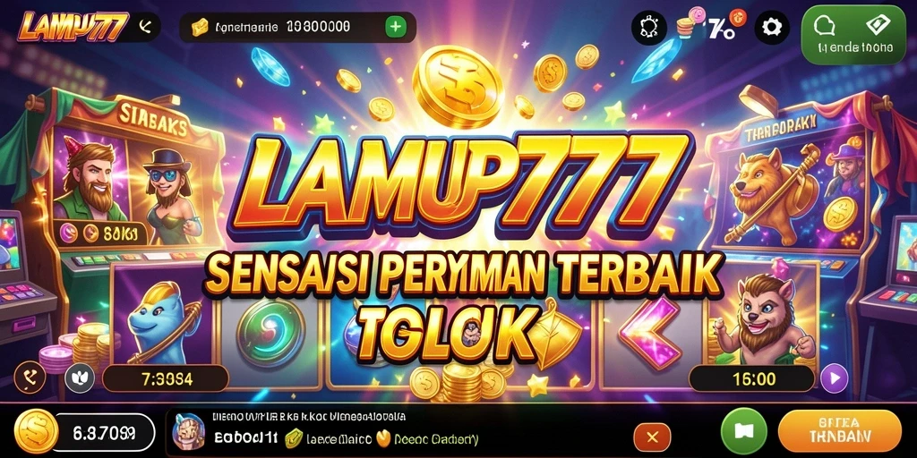 Screenshot gameplay LAMPU777 menampilkan putaran slot yang mendebarkan.