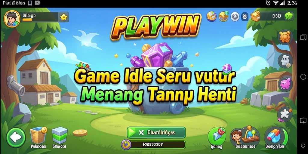 Tampilan menarik dari gameplay Idle yang mengasyikkan.