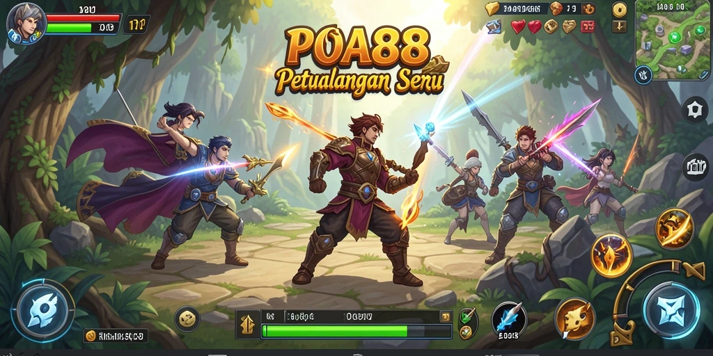 Tampilan menakjubkan dari gameplay SLG POA88.