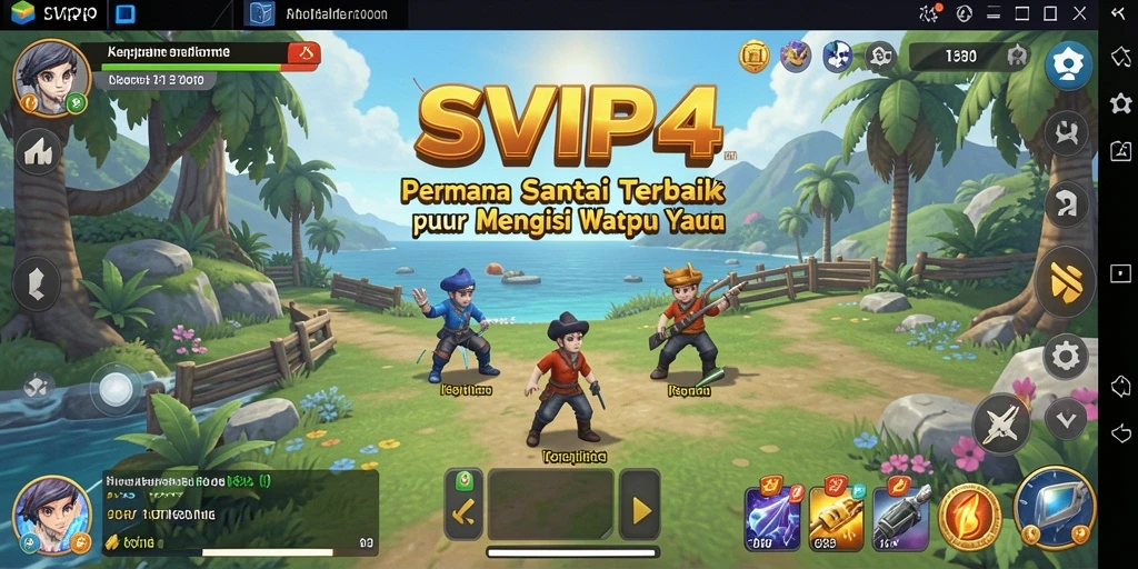 Screenshot gameplay SVIP4 yang menampilkan keseruan bermain casual.