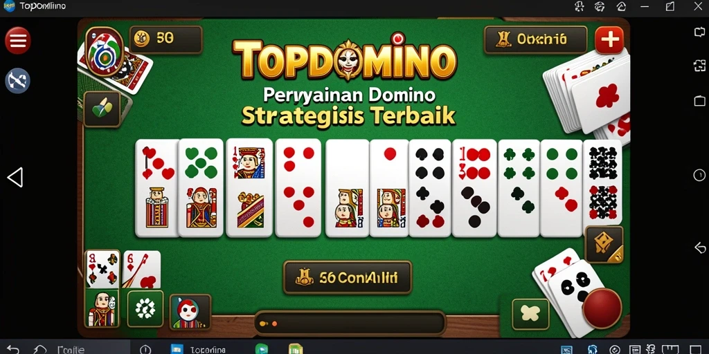 Tangkapan layar dari gameplay TOPDOMINO yang menampilkan aksi seru.