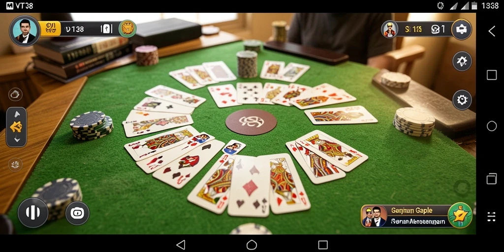 Tampilan gameplay Gaple yang seru dan interaktif.
